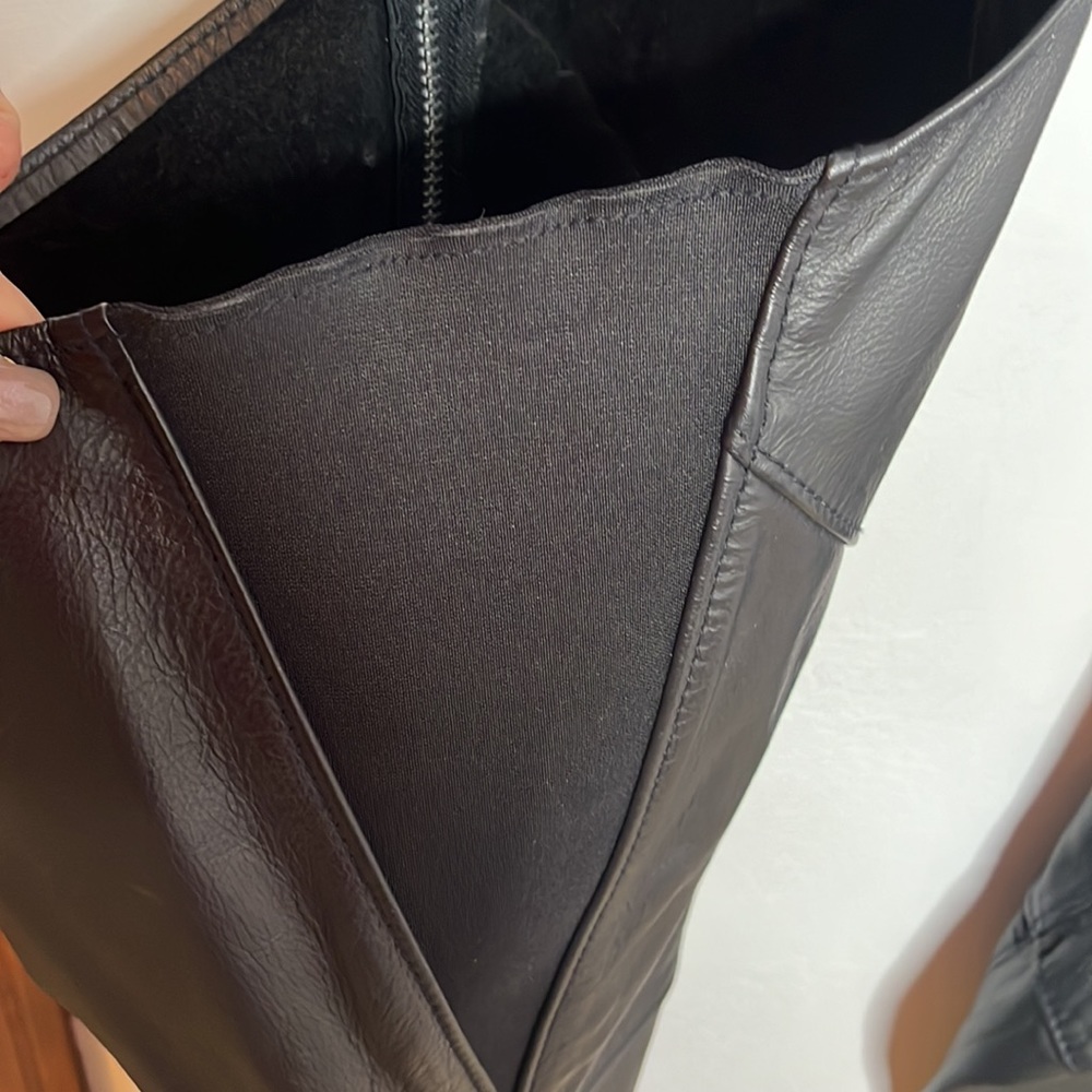 Harley-Davidson Black Leather Chaps Sz XXL - Picture 9 of 12